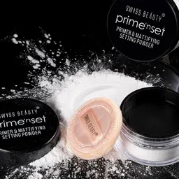 SWISS BEAUTY Prime'nSet Primer & Mattifying Setting Powder with SPF15 - 10g image 3