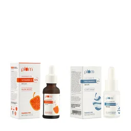 Plum Set of 2 Face Serum - Vitamin C with Mandarin 30ml & Niacinamide with Rice Water 15ml-3