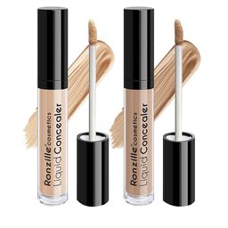 Ronzille Set of 2 HD Waterproof Matte Liquid Concealer 5ml each - Shades 03 & 04-6