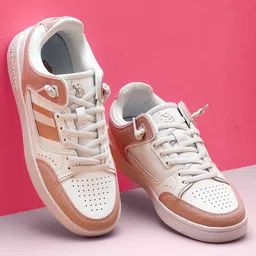 U.S. Polo Assn. Women Colourblocked Perforated Sneakers-18