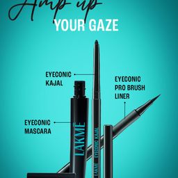 Lakme 9 to 5 Set of 2 Eyeconic Kajal, Lasts upto 24hrs - Deep Black, 0.35g Each image 3