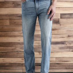 Bene Kleed Men Relaxed Fit Mid-Rise Clean Look Light Fade Cotton Jeans-image-95