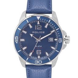 Police Men Leather Straps Analogue Watch PLPEWJB2228101-image-22