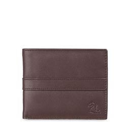Kara Men Coffee Brown Solid Two Fold Wallet-picture-0