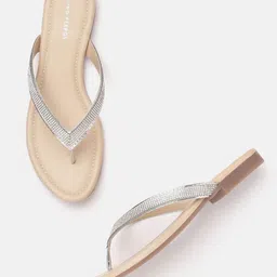 Lino Perros Women Embellished Open Toe Flats-53