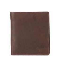 Bern Men Brown Leather Solid Two Fold Wallet-picture-43