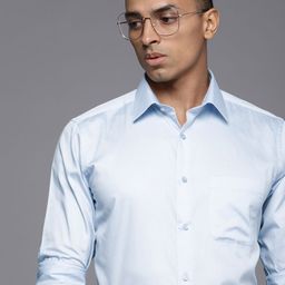 Raymond Men Pure Cotton Slim Fit Opaque Formal Shirt-picture-19