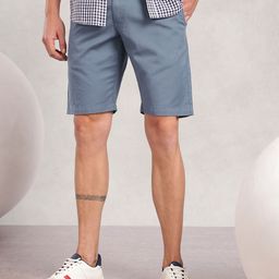 Nautica Men Solid Pure Cotton Slim Fit Chino Shorts-image-26