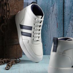 Roadster Women Perforated Mid-Top Sneakers-43