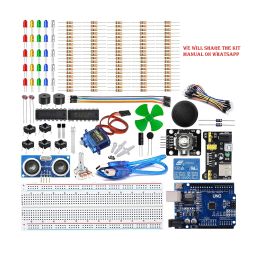 Basic Starter Kit for Compatible with Arduino SMD UNO, Breadboard, LED, Resistor,Jumper Wires and Power Supply - KT1051_SMDBasic Starter Kit for Compatible with Arduino SMD UNO, Breadboard, LED, Resistor,Jumper Wires and Power Supply - KT1051_SMD image 1