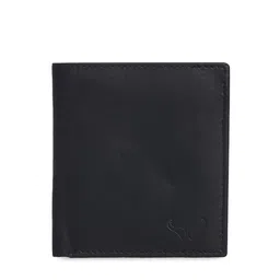 Bern Men Black Leather Solid Two Fold Wallet-picture-44