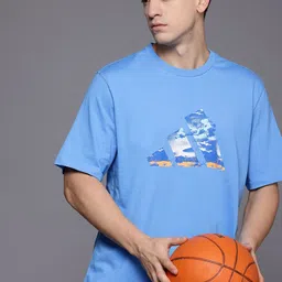 ADIDAS Men Summer Logo Pure Cotton Basketball T-shirt-picture-16