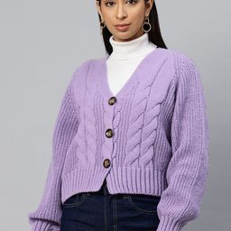 Pierre Carlo Cable Knit Cardigan-image-91