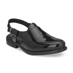 Delize Men Black Comfort Sandals-image-39