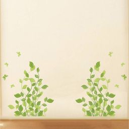 rawpockets Green Leaves & Butterfly Wall Sticker-image-7