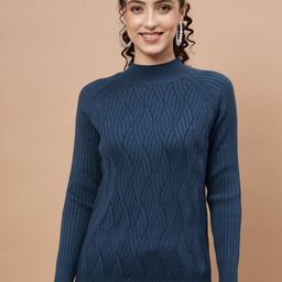 Beatnik Women Cable Knit Pullover-image-33