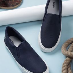 Cantabil Men Woven Design Slip-On Sneakers-picture-9
