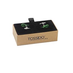 Tossido Green Quirky Cufflinks-image-18