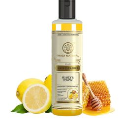 Khadi Natural Honey & Lemon Hair Shampoo Cleanser - 210ml-50