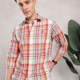 Nautica Checked Classic Fit Casual Shirt-image-85