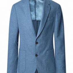 HACKETT LONDON Men Slim-Fit Single Breasted Blazer-image-12