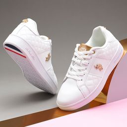 U.S. Polo Assn. Women Round Toe Lace-Ups Sneakers-image-109