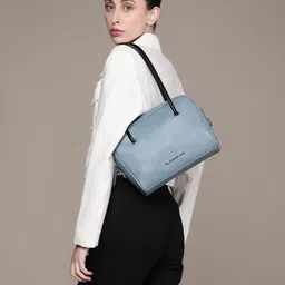 French Connection Structured Shoulder Bag-0