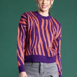 DressBerry Animal Design Acrylic Pullover-image-86
