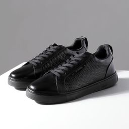RARE RABBIT Men Rapso Textured Leather Sneakers-28