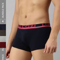 Lux Cozi Men Pack Of 4 Cotton Trunk-30