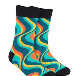 Dynamocks Unisex Multicoloured Swoon Patterend Calf-Length Socks-23