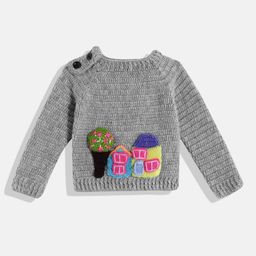 CHUTPUT Kids Conversational Crochet Woollen Pullover-image-96