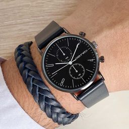 JOKER & WITCH Men Watch & Bracelet Gift Set JWMBS68-image-25