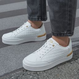 U.S. Polo Assn. Women Mila Textured Lace-Up Sneakers-image-52