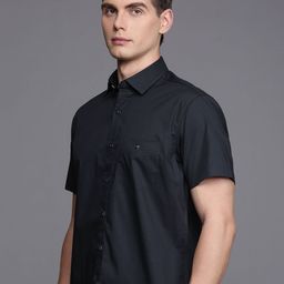 Louis Philippe Sport Slim Fit Opaque Casual Shirt-image-86