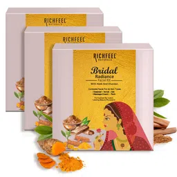 Richfeel Set Of 3 Bridal Radiance Facial Kit 90ml-48