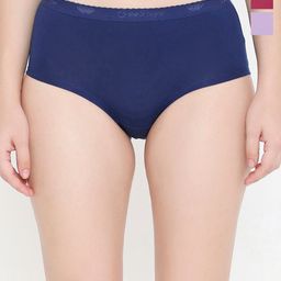 Feelings Pack Of 3 Assorted Cotton Hipster Briefs-picture-27
