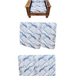ohello Blue and Grey 4 Pieces Sofa Seat Covers-image-76