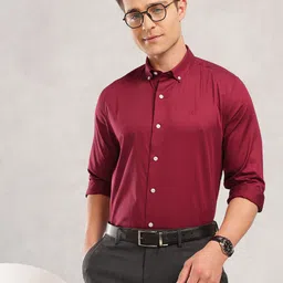 Nautica Slim Fit Opaque Pure Cotton Formal Shirt-picture-13