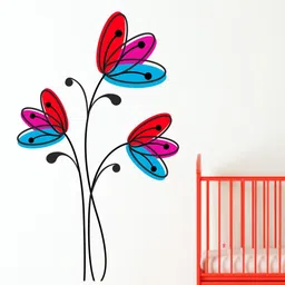 rawpockets Three Color Flower Wall Sticker-image-42