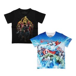 Marvel by Wear Your Mind Boys Black Printed Round Neck T-shirt-picture-37