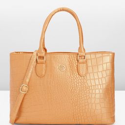 Caprese Crocodile Textured Structured Handheld Bag image 1