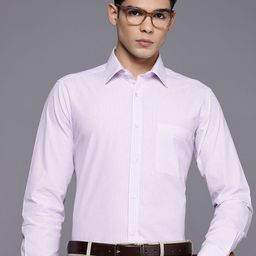 Raymond Pure Cotton Slim Fit Vertical Striped Formal Shirt-image-32