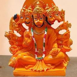 The Advitya Panchmukhi Hanuman Resin Showpiece-image-99