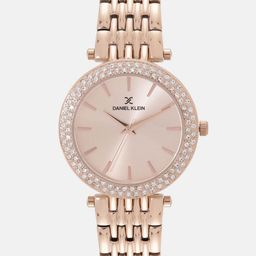 Daniel Klein Women Rose Gold-Toned Analogue Watch DK12066-4-image-5