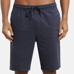 Jockey Men Charcoal Grey Solid Lounge Shorts-picture-32