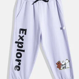 Happy Faces Boys Printed Pure Cotton Joggers-picture-27
