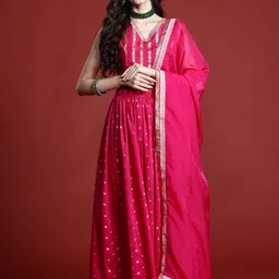 Anouk Printed Ready to Wear Lehenga & Blouse With Dupatta-picture-49