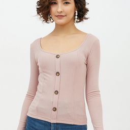 Harpa Pink Solid Regular Top-image-87