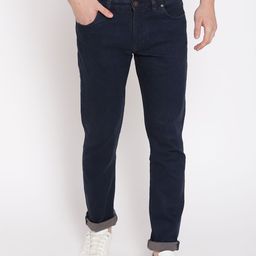 Roadster Men Navy Blue Slim Fit Mid-Rise Clean Look Stretchable Jeans-image-97